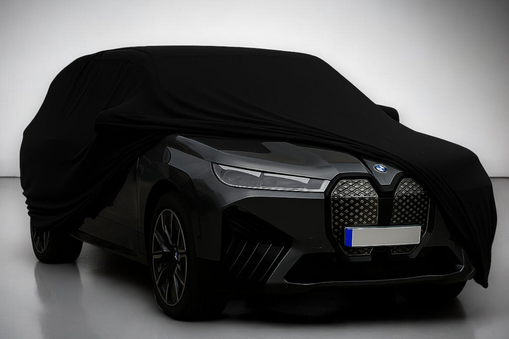 Ganzgarage Indoor Stretch Cover Carcover für BMW iX Schwarz