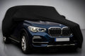 Ganzgarage Indoor Stretch Cover Carcover für BMW X5 Schwarz