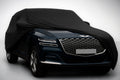 Ganzgarage Indoor Stretch Cover Carcover für Genesis GV80 Schwarz