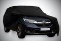 Ganzgarage Indoor Stretch Cover Carcover für Honda CR-V Schwarz
