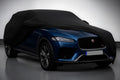 Ganzgarage Indoor Stretch Cover Carcover für Jaguar F-Pace SVR Schwarz