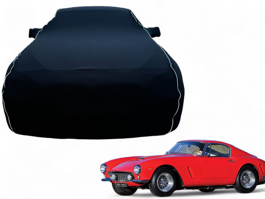 Ganzgarage Indoor Stretch Cover Carcover für Ferrari 250 GT Schwarz.