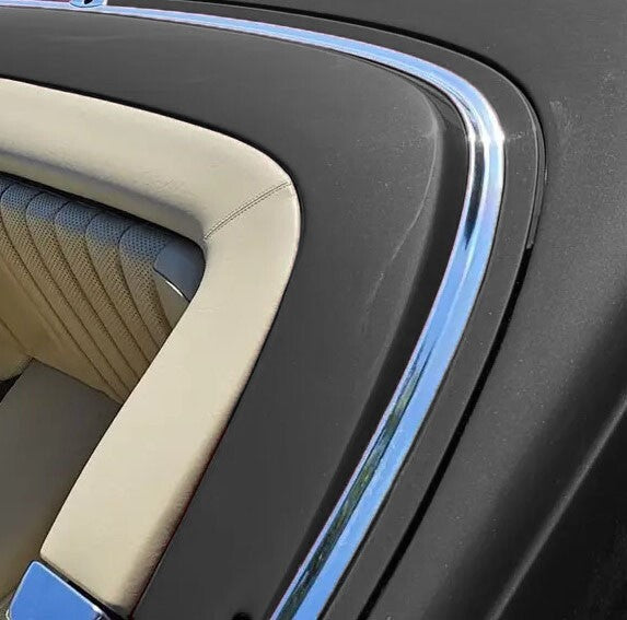 Verdeckkastenbezug für Mercedes SL W107 SL107 Bezug Verdeckkasten Blau