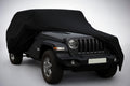 Ganzgarage Indoor Stretch Cover Carcover für Jeep Wrangler Schwarz