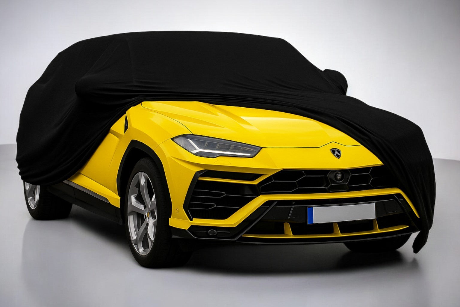 Ganzgarage Indoor Stretch Cover Carcover für Lamborghini Urus Schwarz