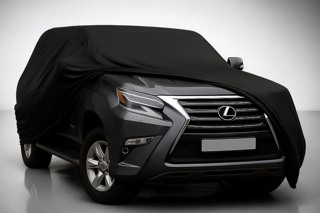 Ganzgarage Indoor Stretch Cover Carcover für Lexus GX Schwarz