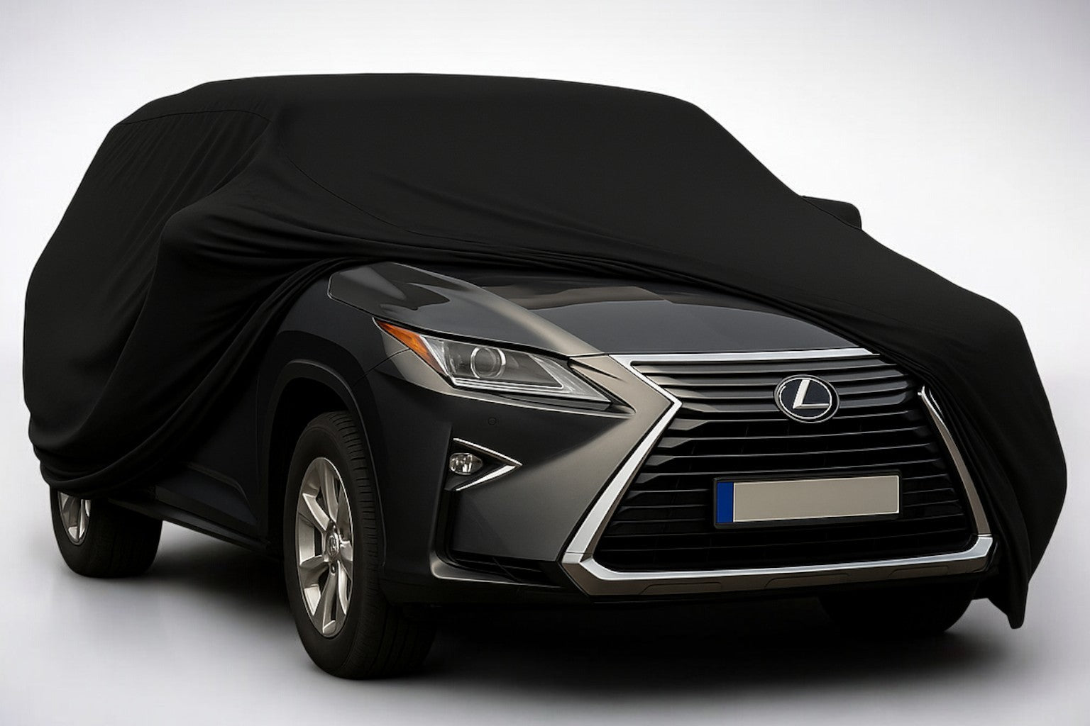Ganzgarage Indoor Stretch Cover Carcover für Lexus RX Schwarz