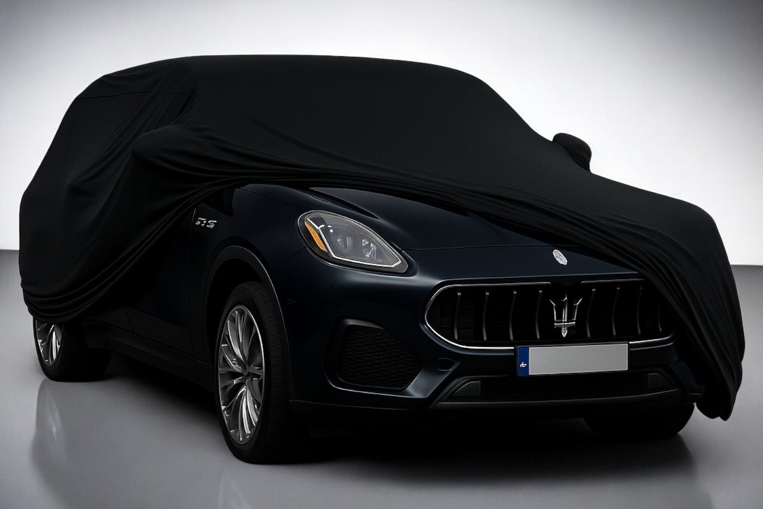 Ganzgarage Indoor Stretch Cover Carcover für Maserati Levante Schwarz