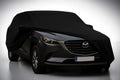 Ganzgarage Indoor Stretch Cover Carcover für Mazda CX-5 Schwarz