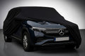 Ganzgarage Indoor Stretch Cover Carcover für Mercedes EQB Schwarz