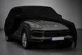 Ganzgarage Indoor Stretch Cover Carcover für Porsche Cayenne Schwarz
