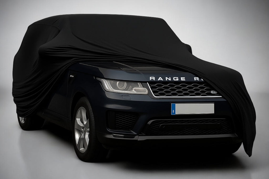 Ganzgarage Indoor Stretch Cover Carcover für Range Rover Sport Schwarz