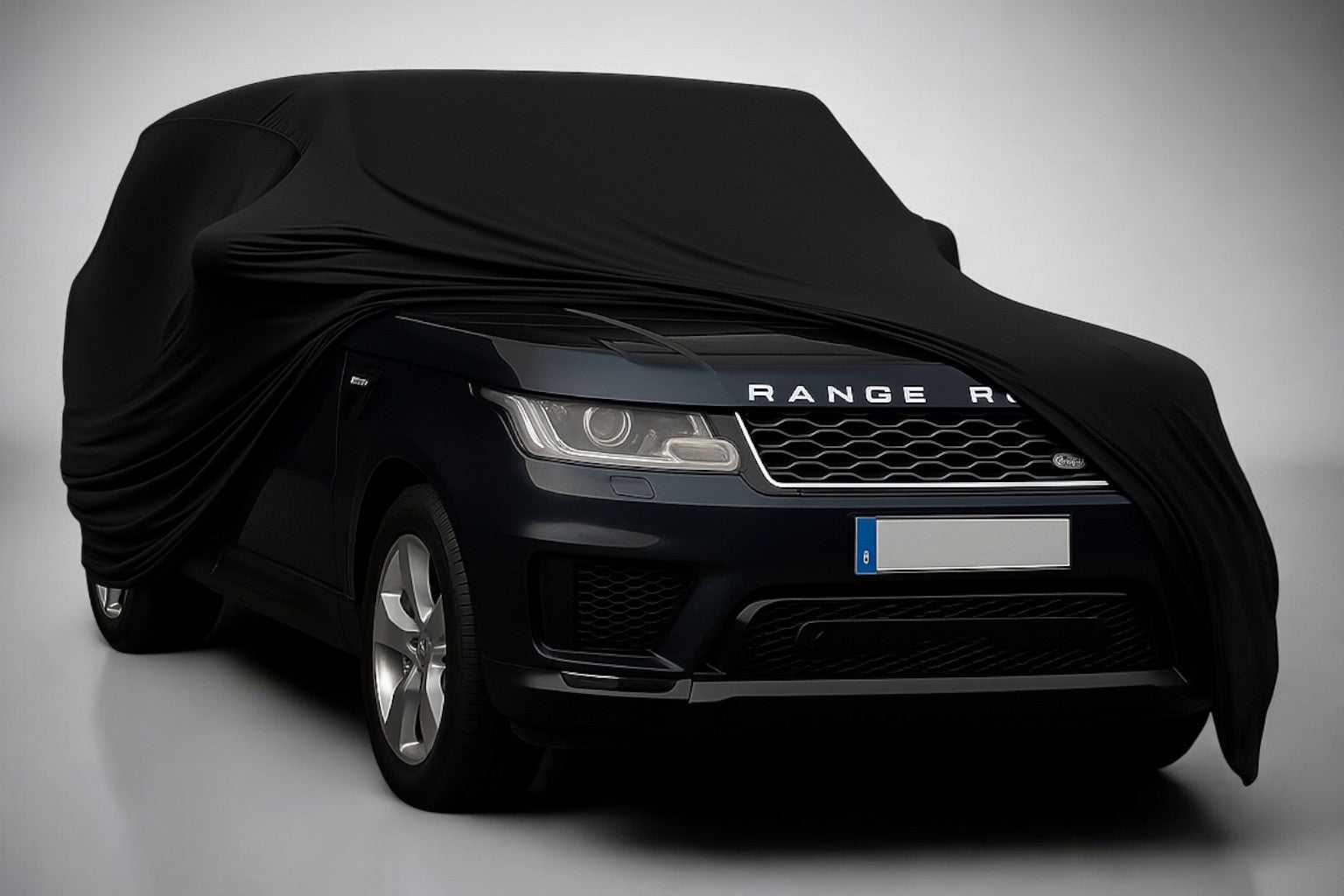 Ganzgarage Indoor Stretch Cover Carcover für Range Rover Sport Schwarz
