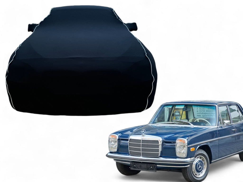 Ganzgarage Indoor Stretch Cover Carcover für Mercedes W114 W115 /8 Schwarz