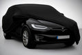 Ganzgarage Indoor Stretch Cover Carcover für Tesla Model X Schwarz