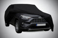 Ganzgarage Indoor Stretch Cover Carcover für Toyota RAV4 Schwarz