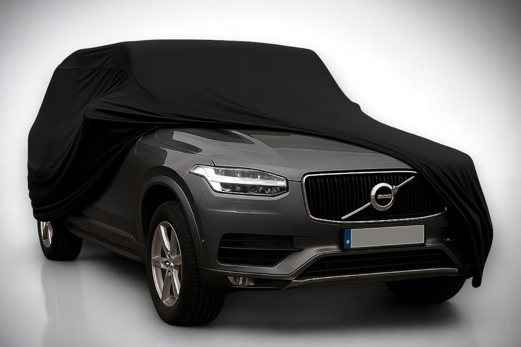 Ganzgarage Indoor Stretch Cover Carcover für Volvo XC90 Schwarz