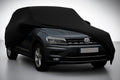 Ganzgarage Indoor Stretch Cover Carcover für VW Tiguan Schwarz