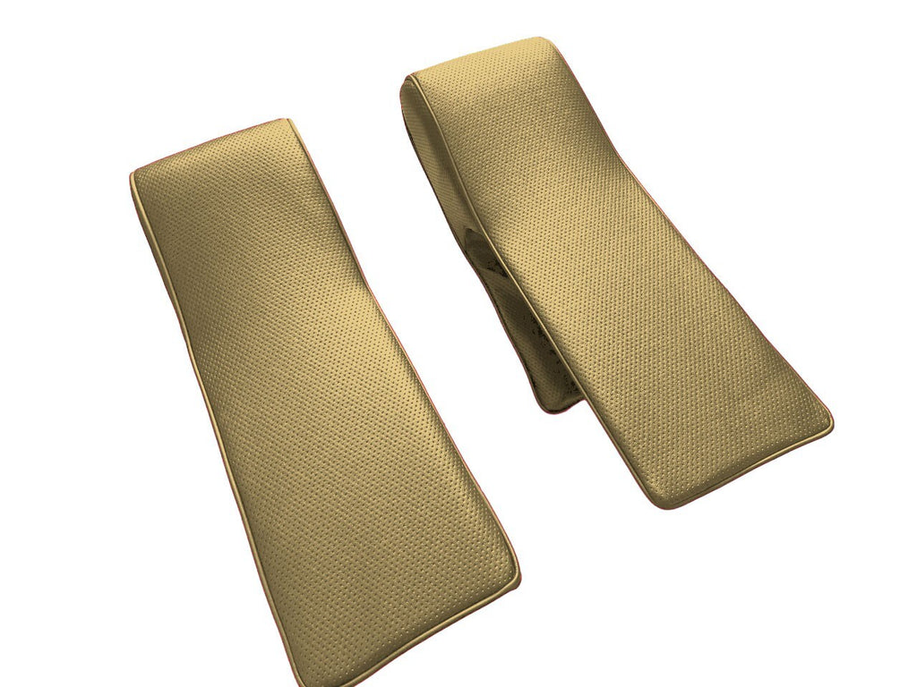 Nackenkissen Kopfstütze Nachrüstkopfstützen links & rechts für Oldtimer beige