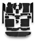 Teppichsatz Teppich für Mercedes C107 Gummi Absatzschoner Schwarz