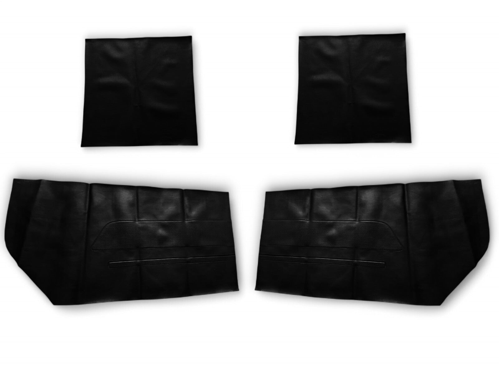 Türverkleidungen Seitenverkleidungen Door Skin für Mercedes SL R107 W107 Schwarz