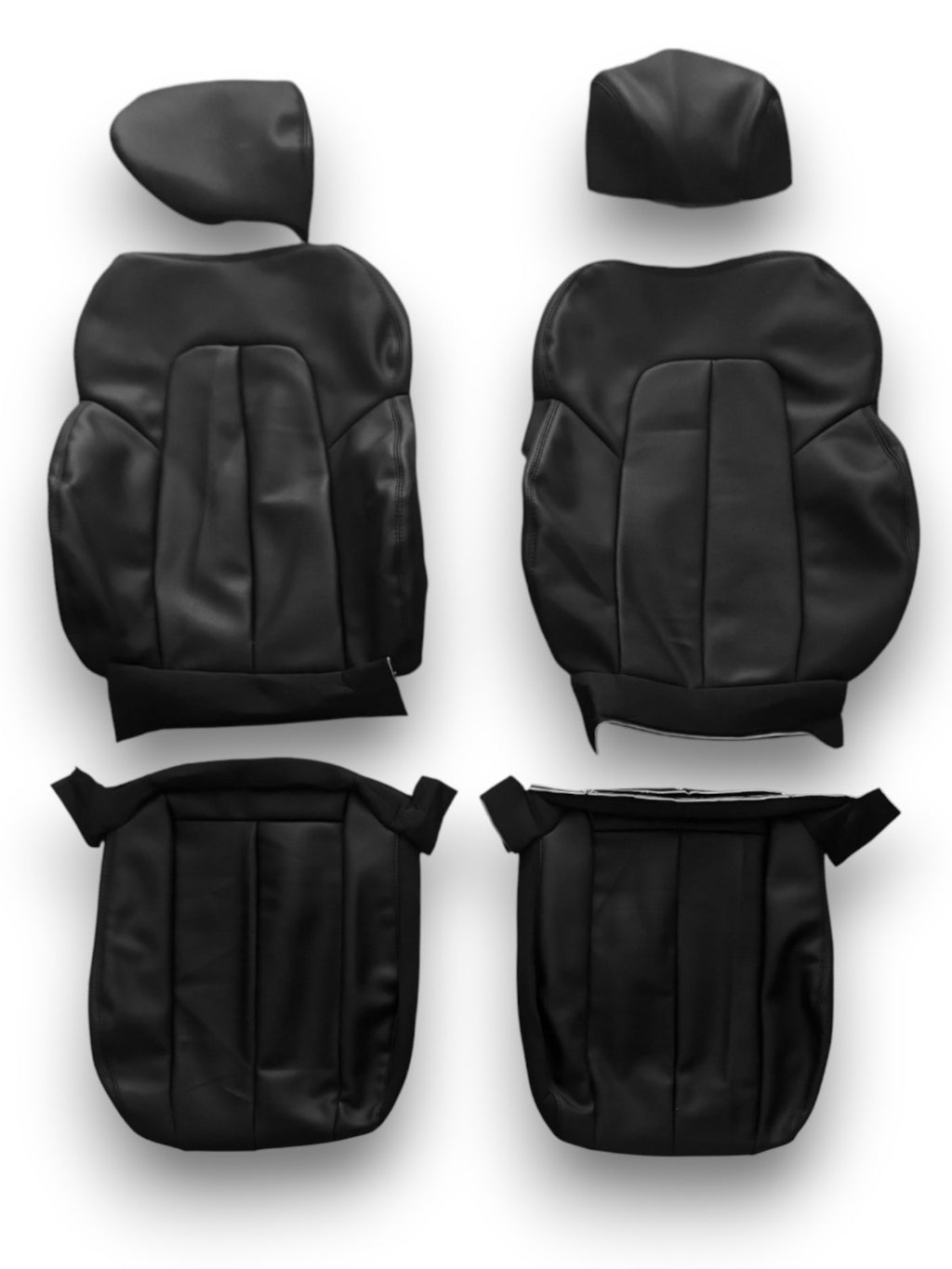 Sitzbezüge Bezüge für Mercedes Benz SLK R170 1996–2004 schwarz.
