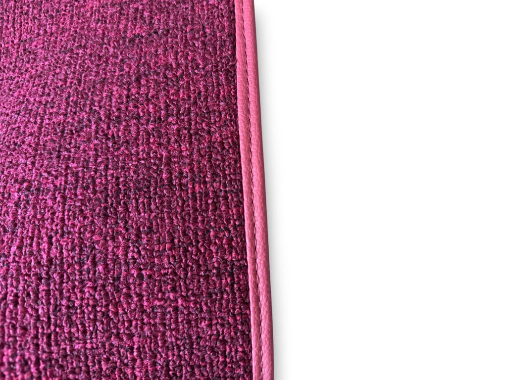 Teppichsatz Autoteppich für VW Käfer Typ 1 1958 - 1968 Schlinge Dunkelrot.