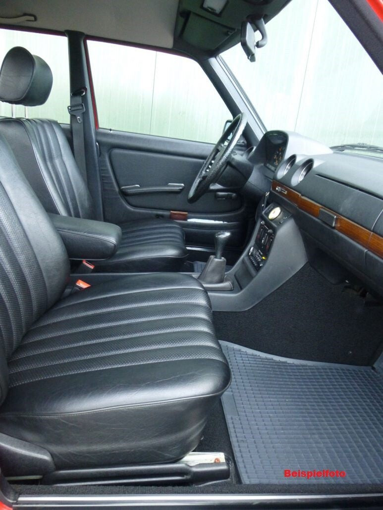 Sitzbezüge Bezüge für Mercedes Benz W123 Coupé 1/2. Serie bis 08. 1982 Grau