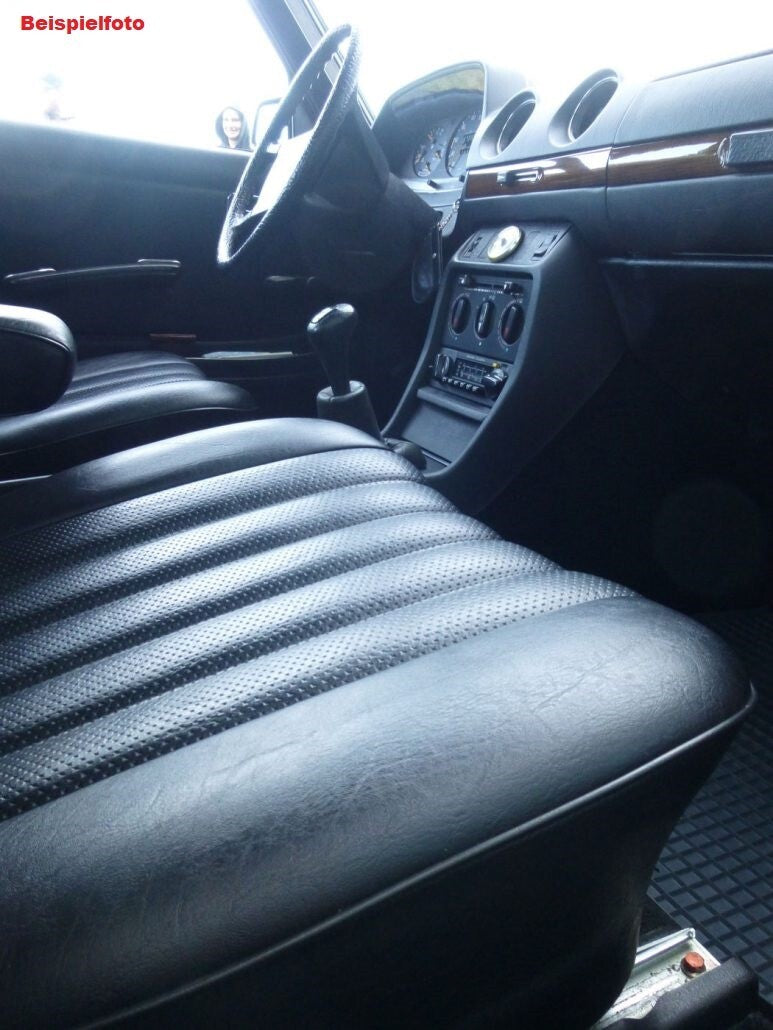 Sitzbezüge Bezüge für Mercedes Benz W123 Coupé 1/2. Serie bis 08. 1982 Grau
