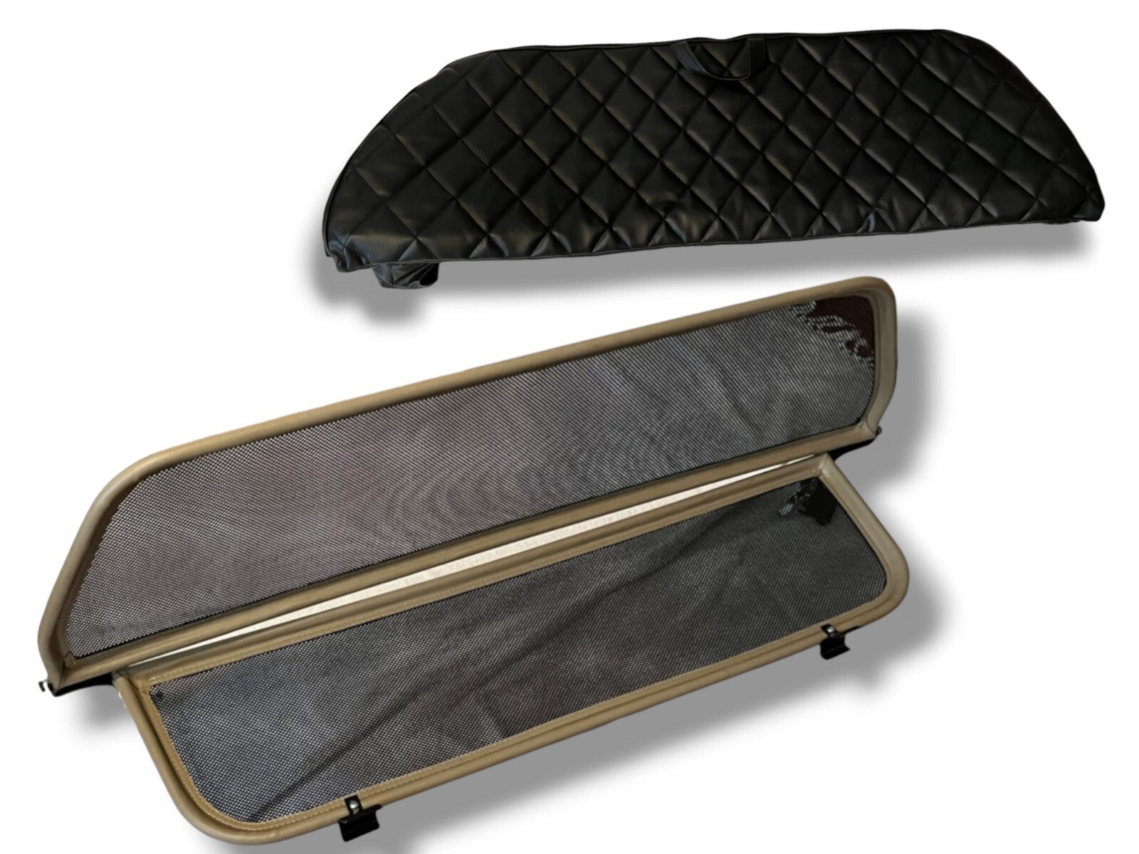 Windschott Windstop Windschutz für Mercedes SL107 SL R107 71-89 beige inkl Tasch