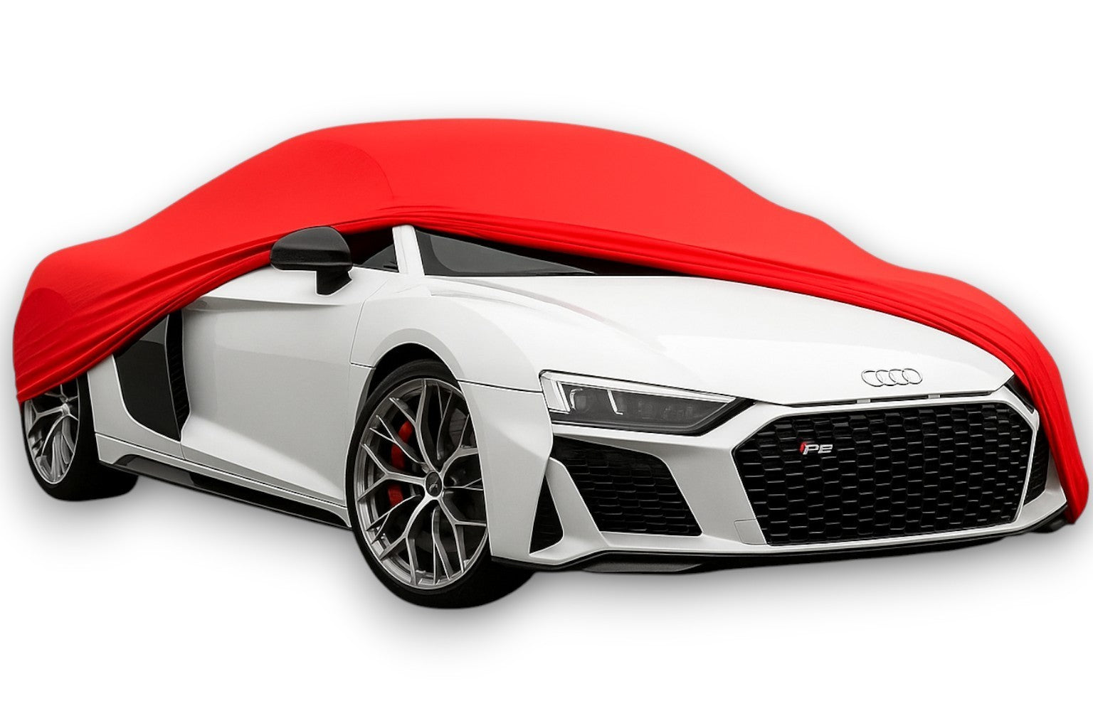 Ganzgarage Indoor Stretch Cover Carcover für Audi R8 Rot