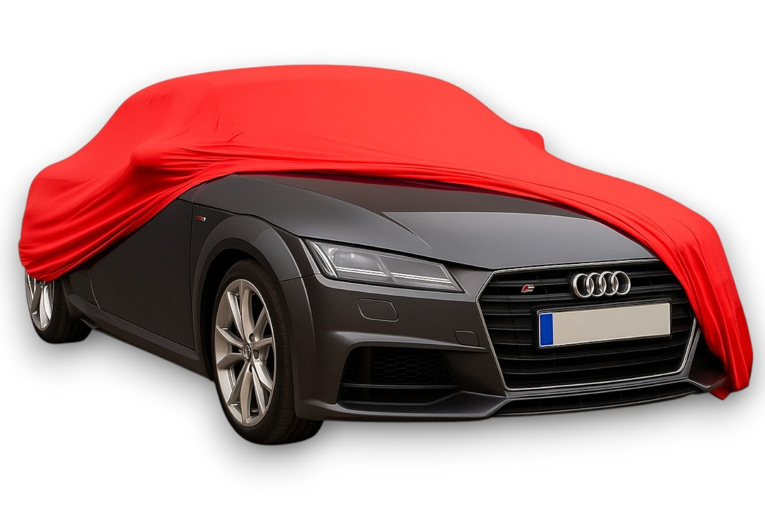 Ganzgarage Indoor Stretch Cover Carcover für Audi TT Rot