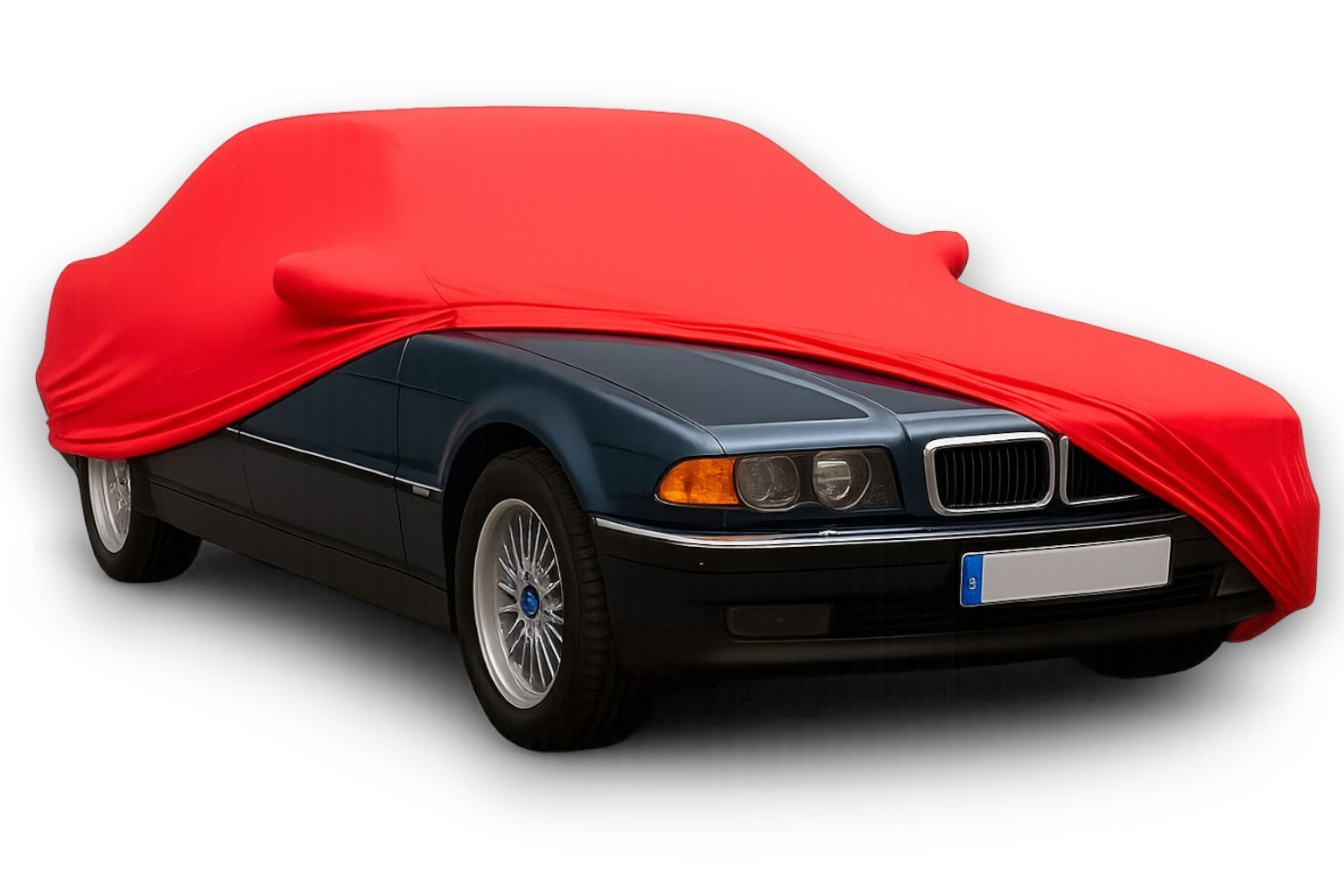 Ganzgarage Indoor Stretch Cover Carcover für Bmw 7er E38  Rot