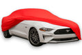 Ganzgarage Indoor Stretch Cover Carcover für Ford Mustang Rot