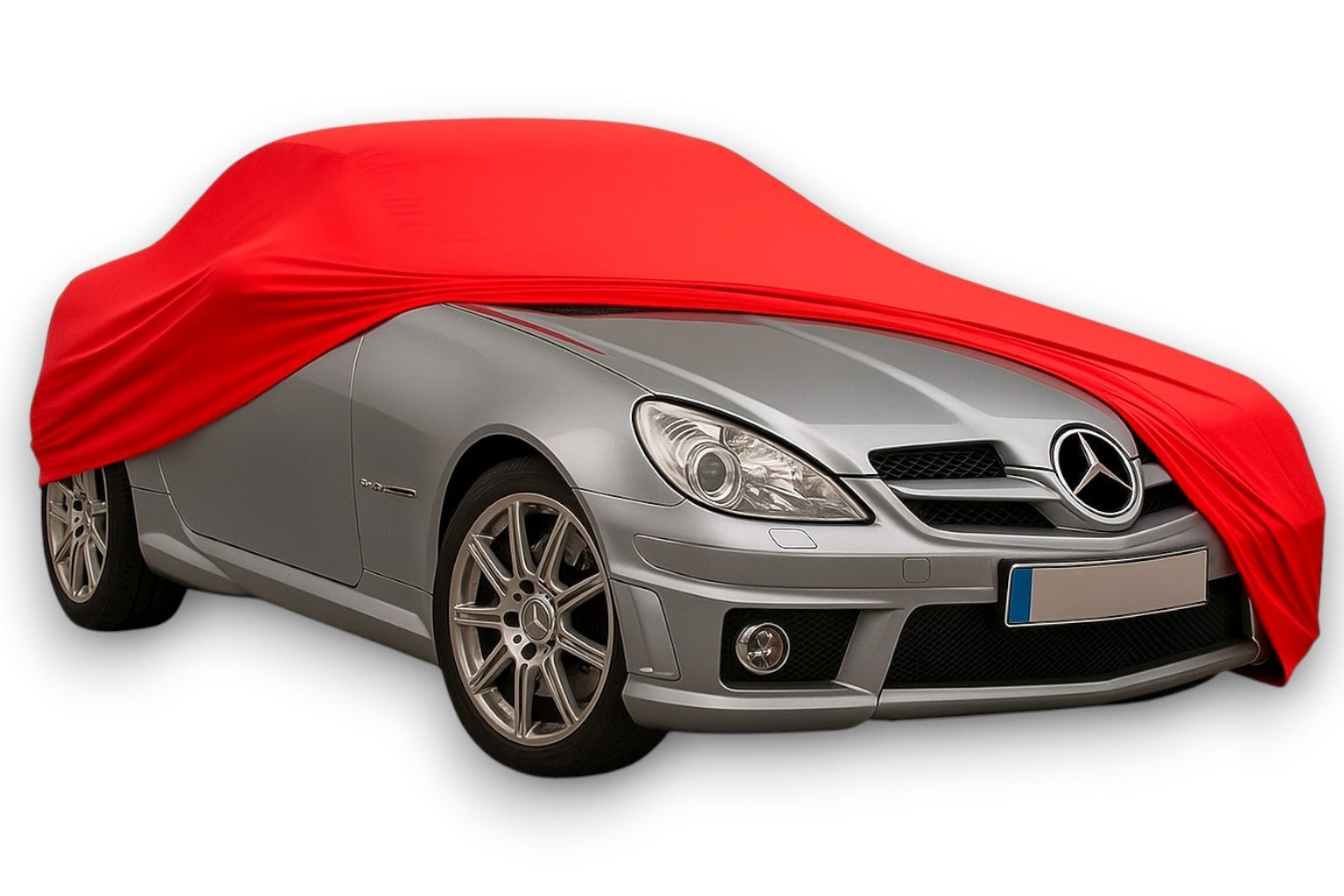 Ganzgarage Indoor Stretch Cover Carcover für Mercedes Benz SLK172 Rot