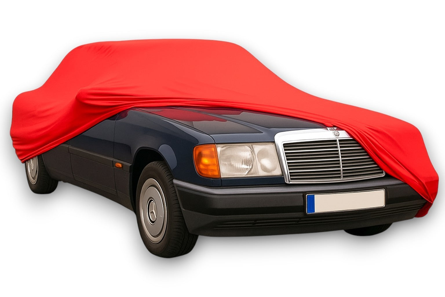 Ganzgarage Indoor Stretch Cover Carcover für Mercedes Benz W201 Rot