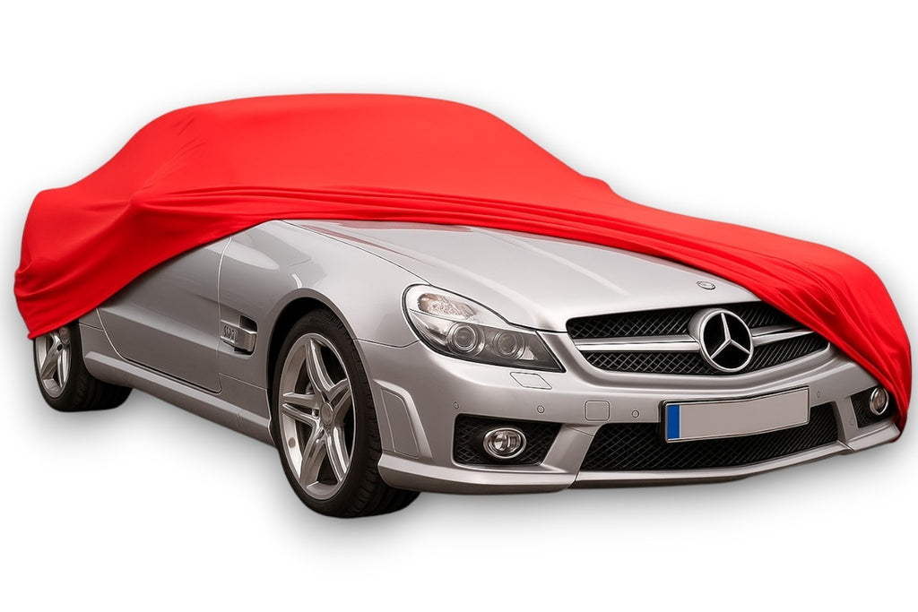Ganzgarage Indoor Stretch Cover Carcover für Mercedes SL R230  Rot