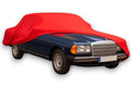 Ganzgarage Indoor Stretch Cover Carcover für Mercedes W123 Limousine/Coupe Rot