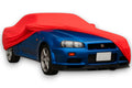 Ganzgarage Indoor Stretch Cover Carcover für Nissan Skyline R34 Rot