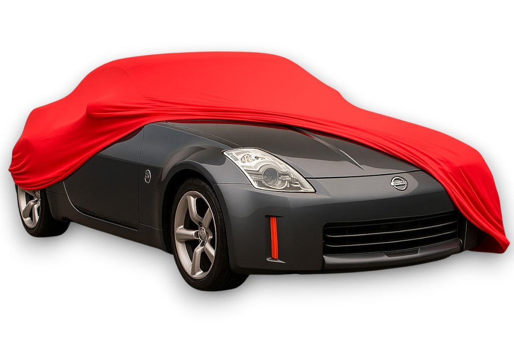 Ganzgarage Indoor Stretch Cover Carcover für Nissan Z Rot