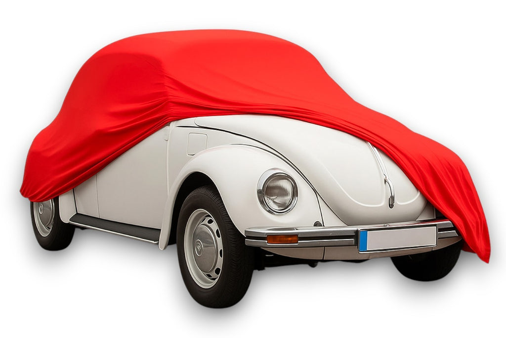 Ganzgarage Indoor Stretch Cover Carcover für VW Käfer Rot