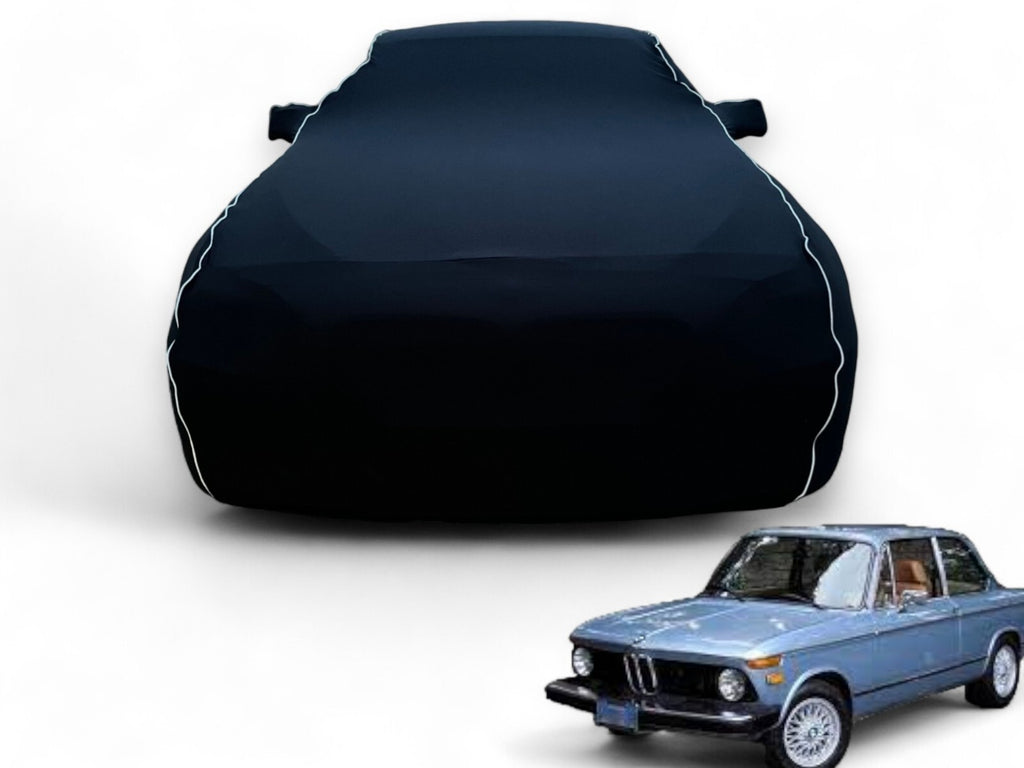 Ganzgarage Indoor Stretch Cover Carcover für Bmw 02 E10 Schwarz