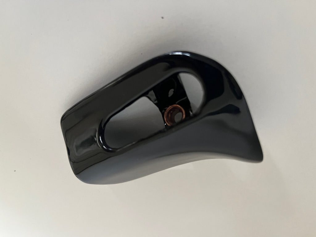 Kappen Abdeckungen Sonnenblende Paar  für Mercedes SL R129 A124 Metall Schwarz