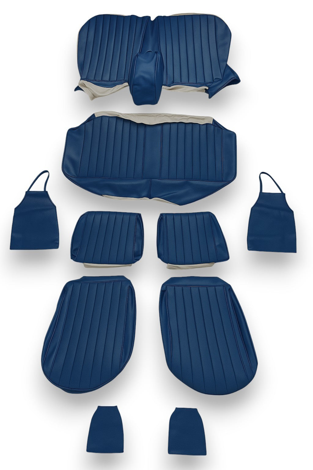 Sitzbezüge Bezüge Sitze für Opel Rekord C 1966 - 1972 Blau