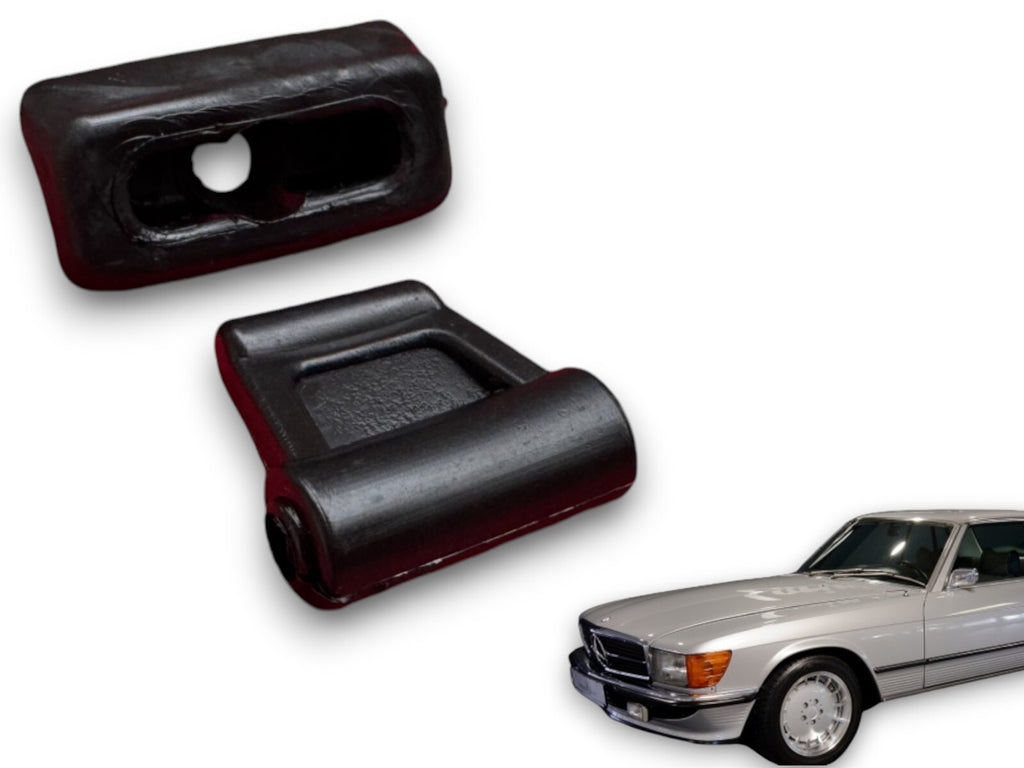 Sonnenblenden Clips Befestigungsclips Halterung für Mercedes Benz SL 107 schwarz