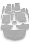 Teppichsatz Teppich für Mercedes C107 Gummi Absatzschoner Grau
