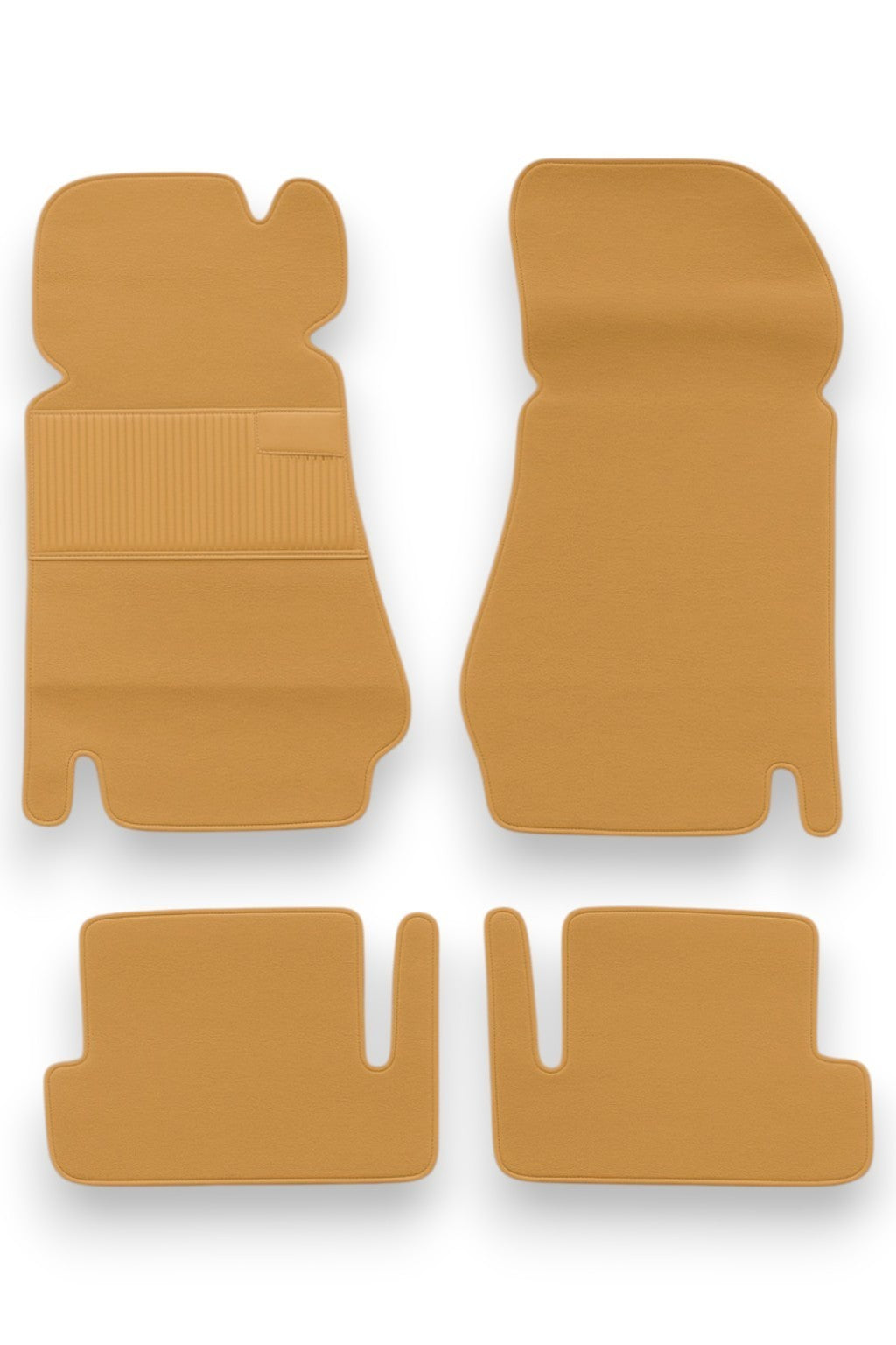 Teppichsatz passend für Fiat 124 Spider Baujahr 1966-1985 Dattel