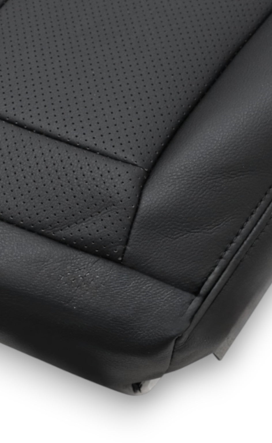 Sitzbezug Sitzfläche Vordersitz für Mercedes W211 E-Klasse Fahrerseite schwarz