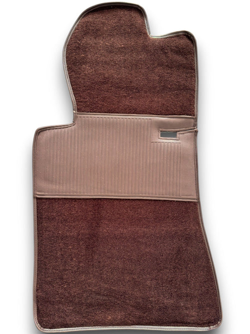 Fußmatten Teppich passend für Mercedes Benz SL107 R107/W107 4 teilig Braun