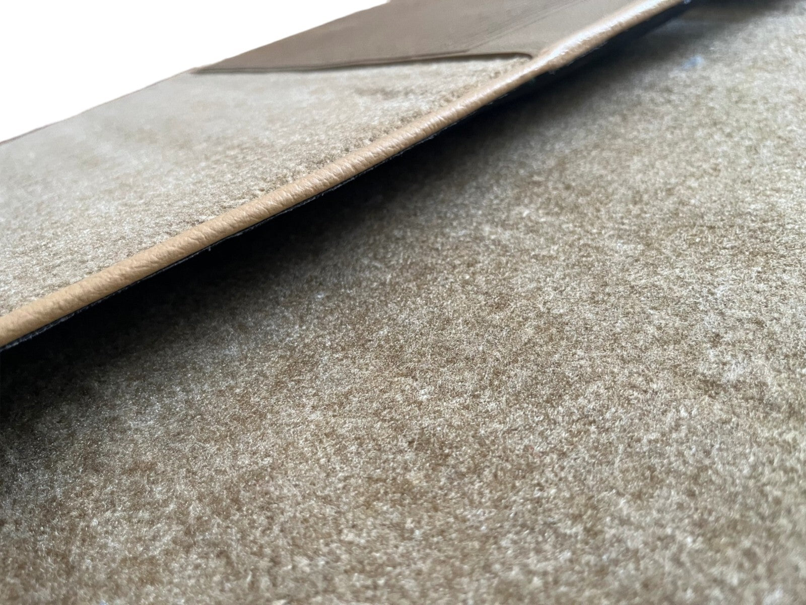 Teppichsatz Teppich für Mercedes C107 Gummi Absatzschoner Beige